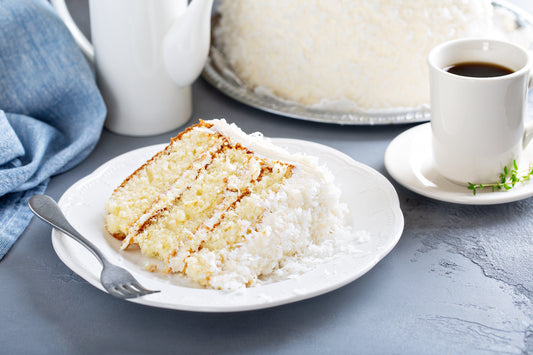 Coconut Bliss Cake with Cream Cheese Frosting