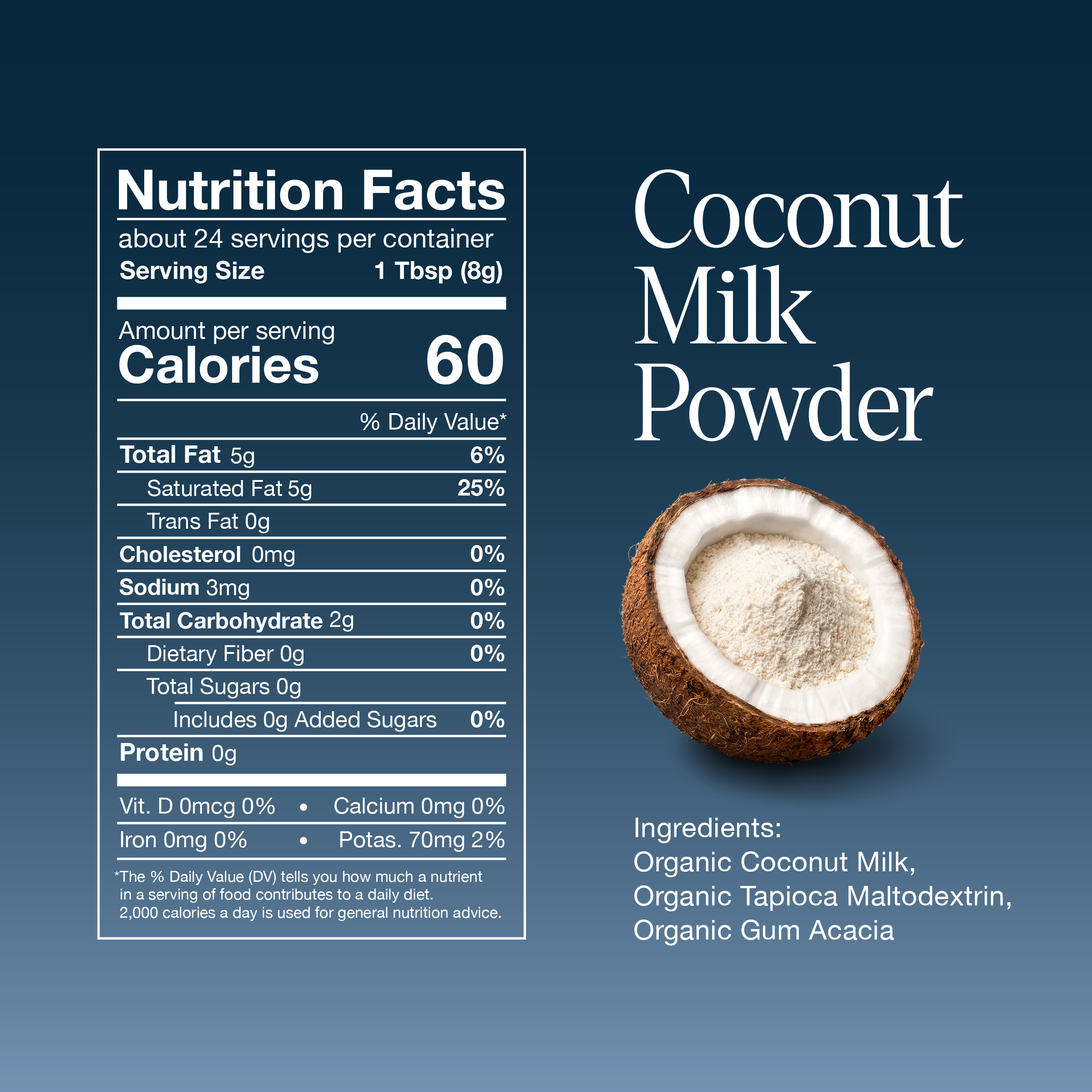 Embe Organic Coconut Milk Powder | 7oz