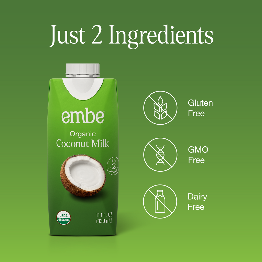 Embe Organic Unsweetened Coconut Milk | 11.1 fl oz