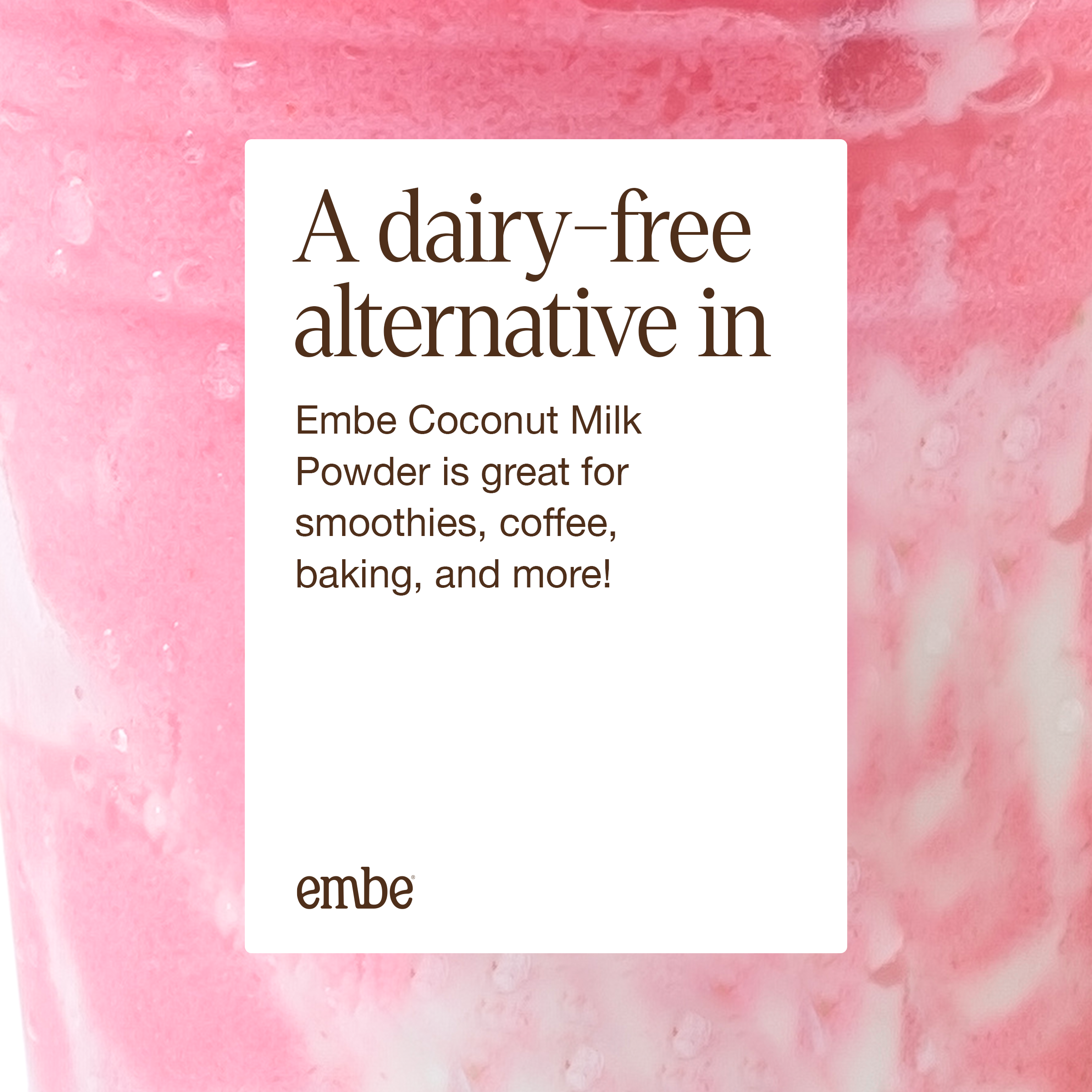 Embe Organic Coconut Milk Powder | 7oz