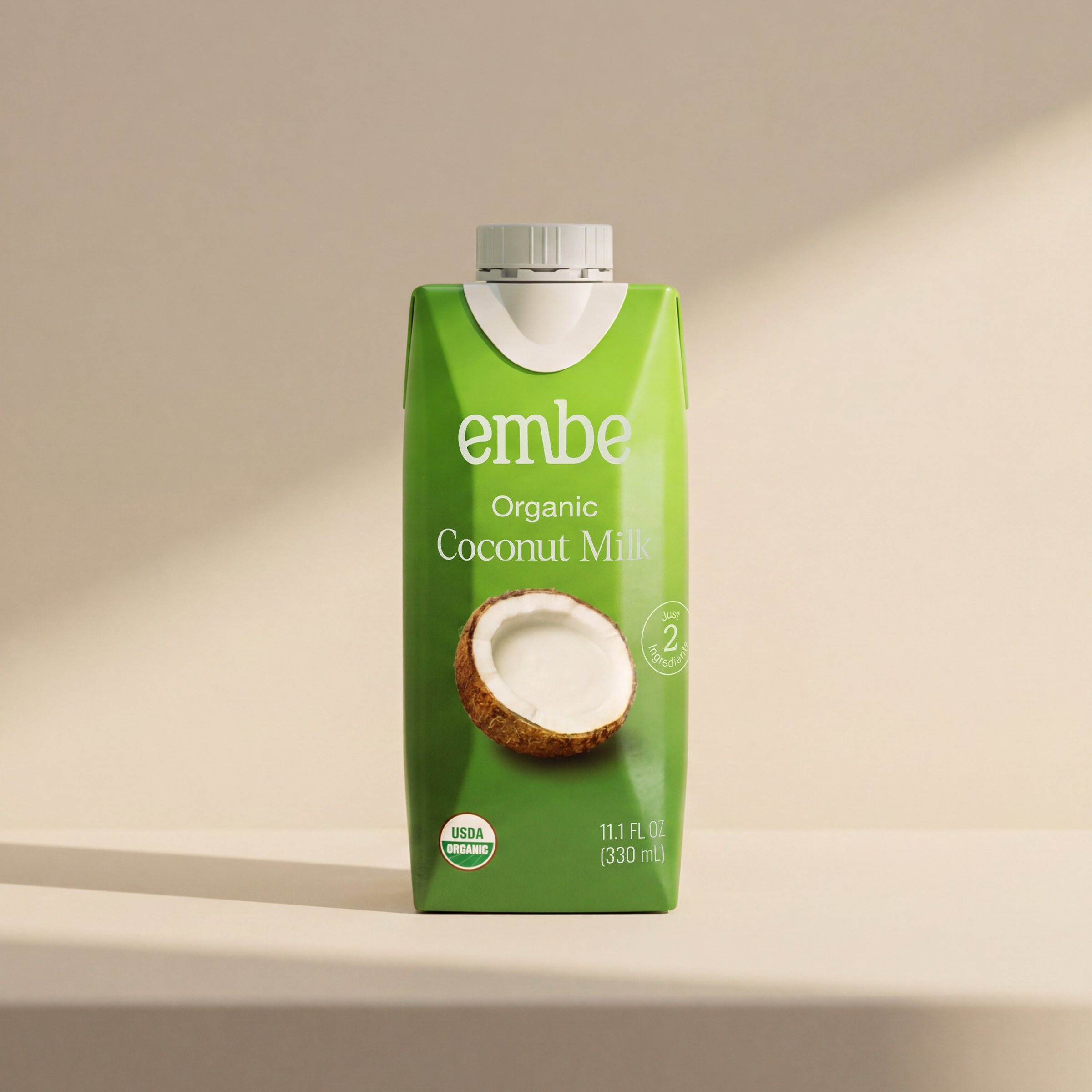Embe Organic Unsweetened Coconut Milk | 11.1 fl oz